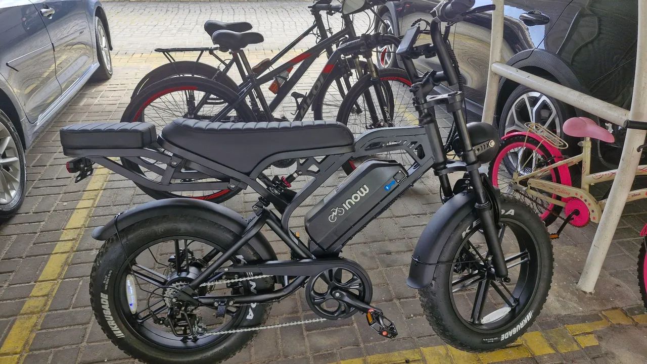 Bike elétrica estilo moto - Foto 3