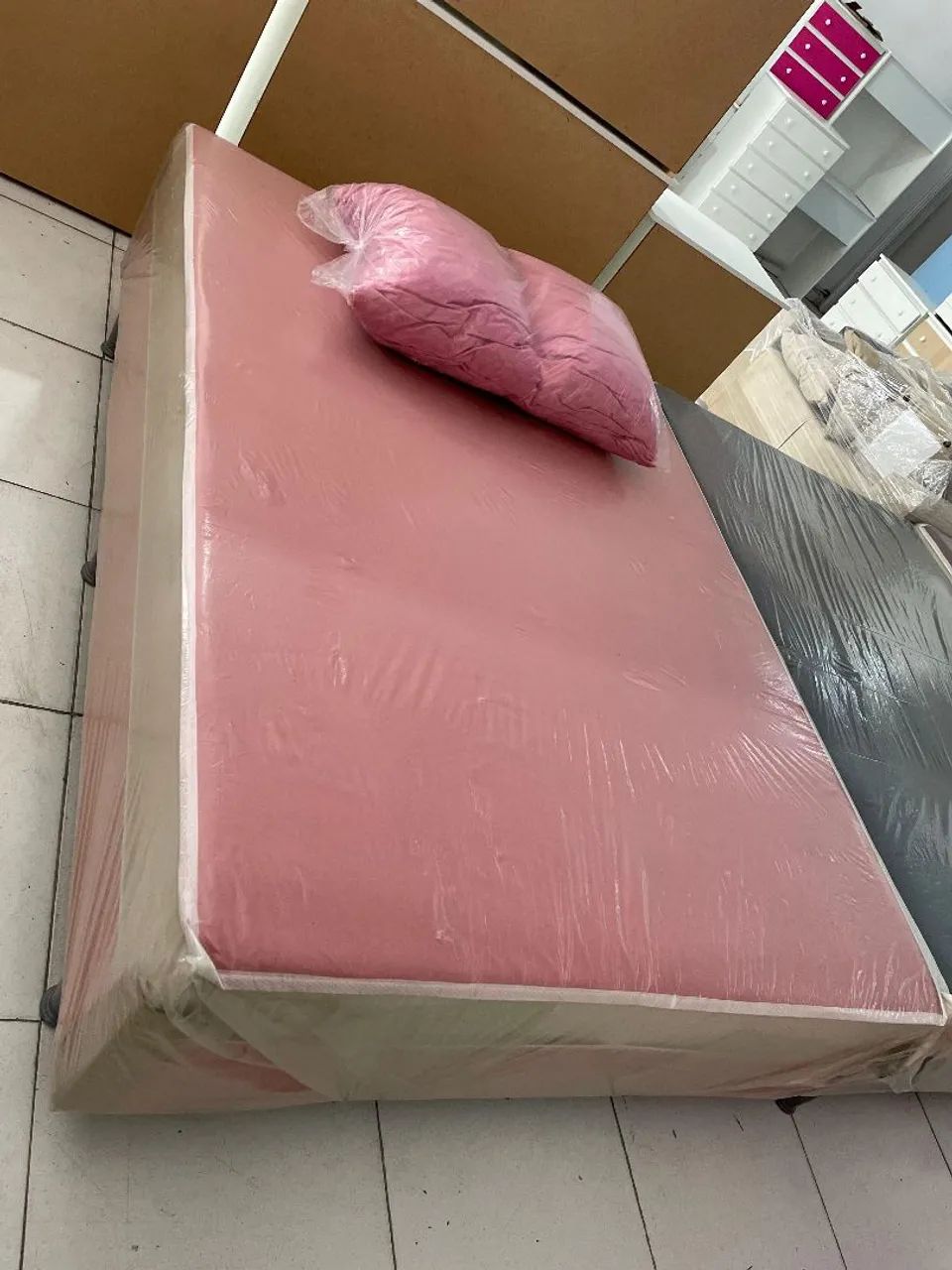 Cama com mola ensacadas,  frete é grátis e no mesmo dia  - Foto 3