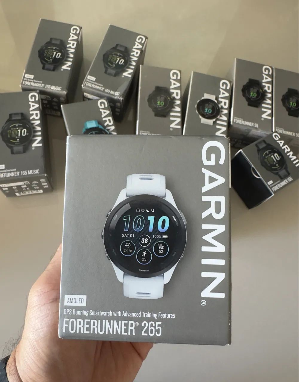 Relógio Garmin Forerunner 265 - Branco (Lacrado) - Foto 2
