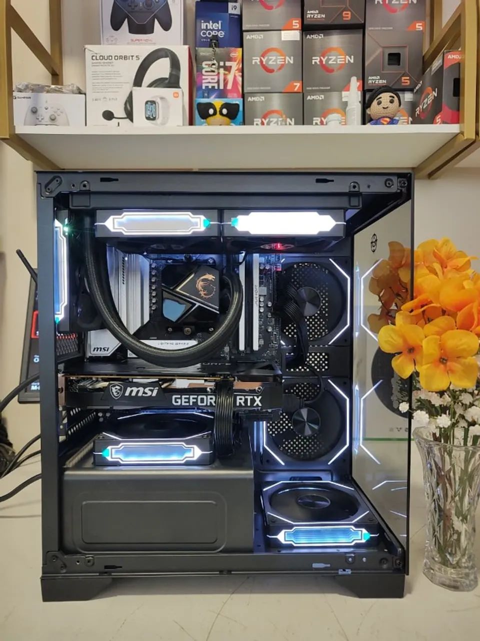 PC Gamer Ryzen 7 5700X + 32GB + RTX 3060Ti - TOP - Perfeito