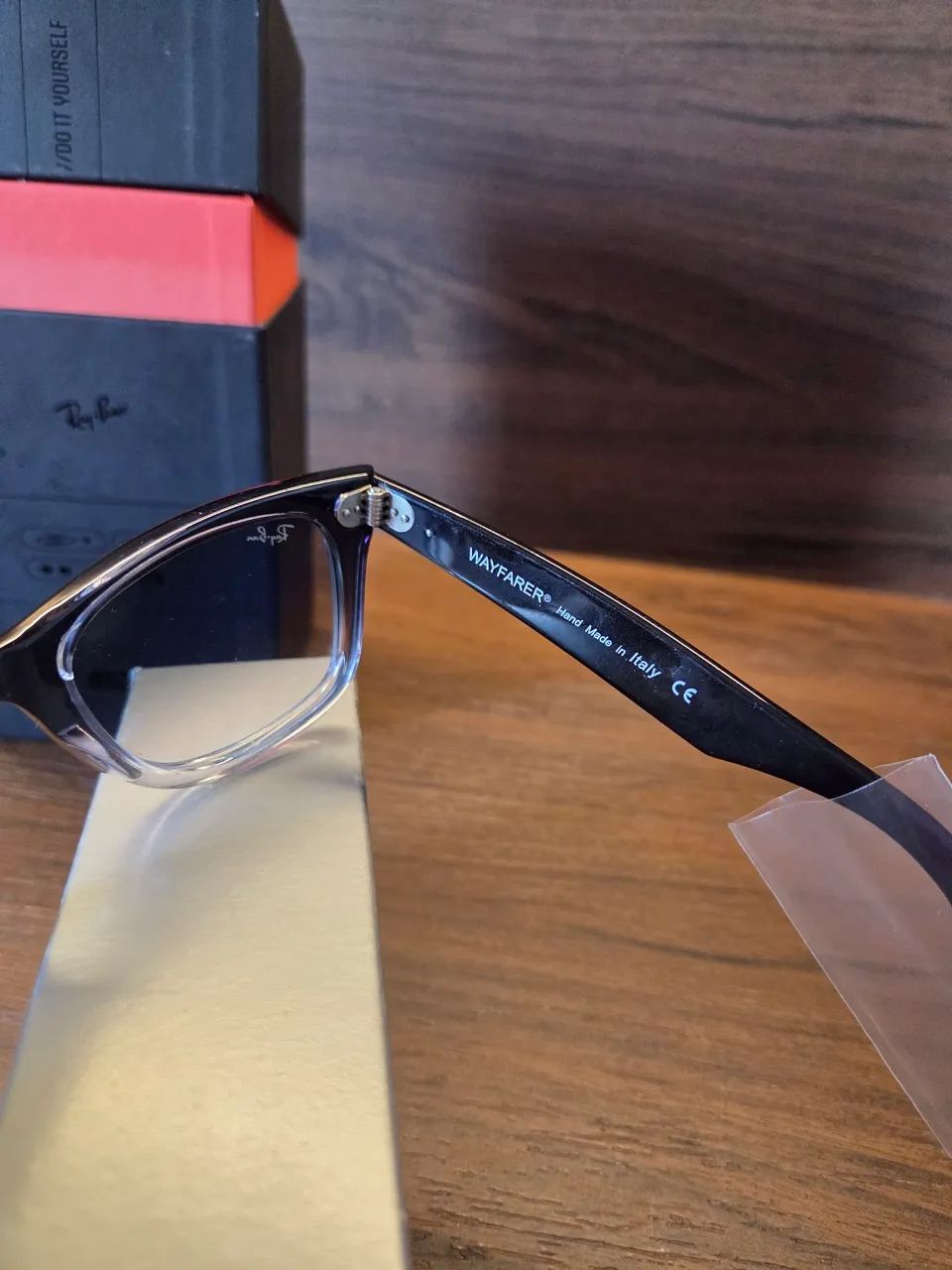 Óculos de Sol Rayban Wayfarer Custom Lab original - Foto 3