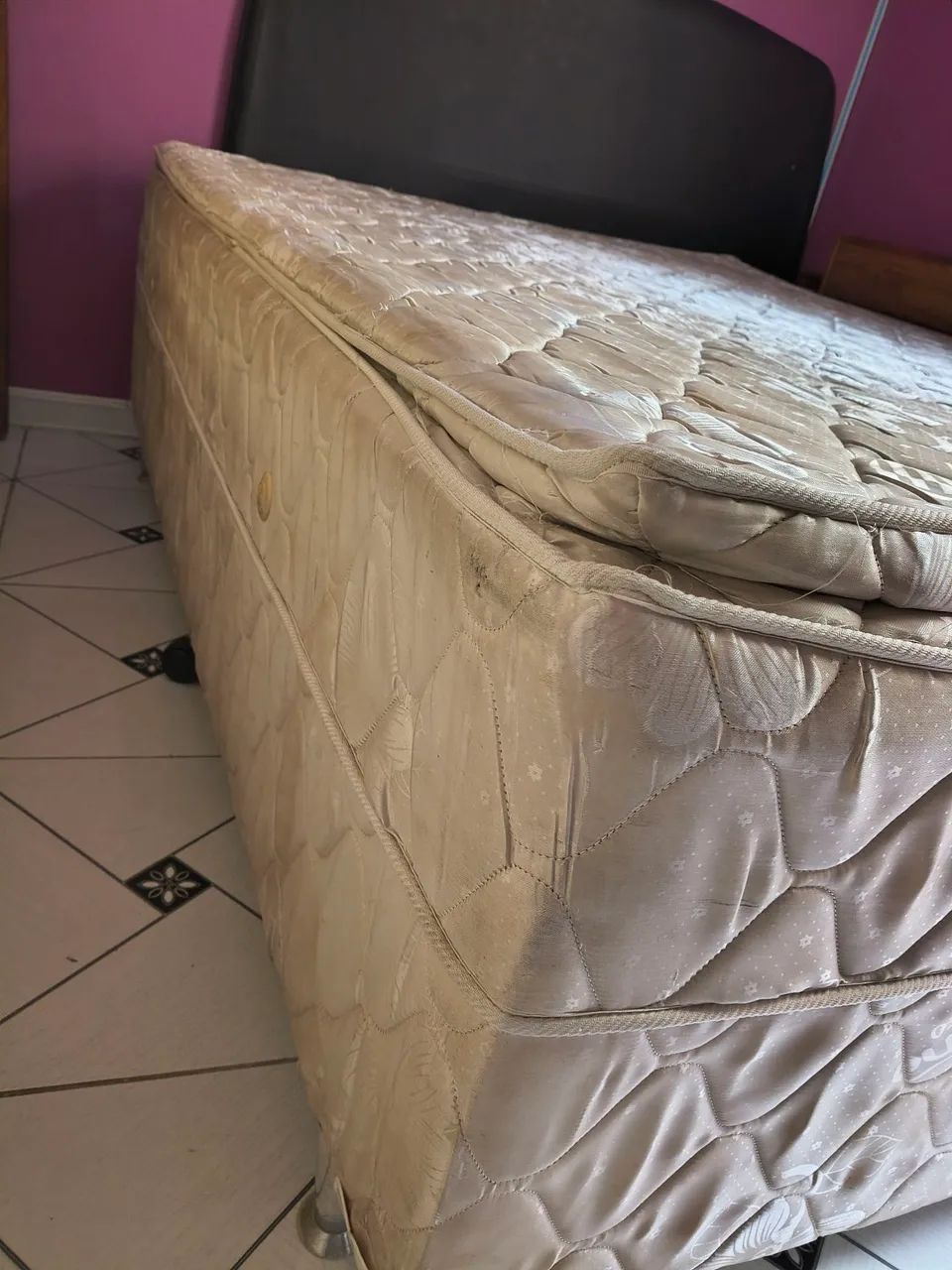 Cama box casal usada Eurosono - Foto 5