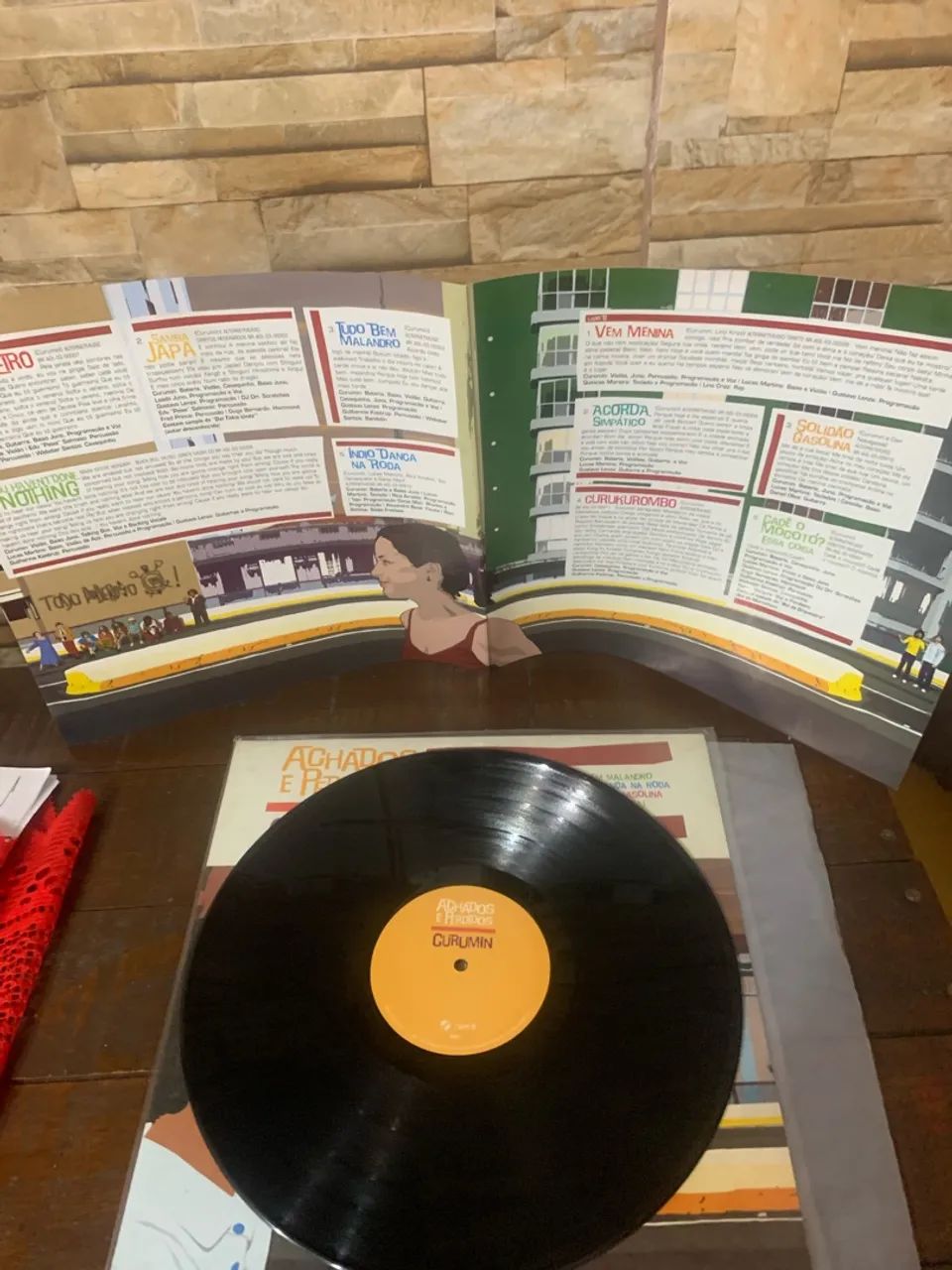 Disco de Vinil - Curumin Achados e Perdidos - Foto 3