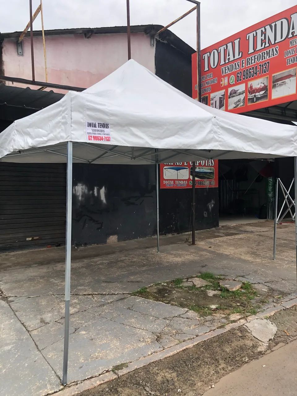 Tenda 3x3 lona pvc 