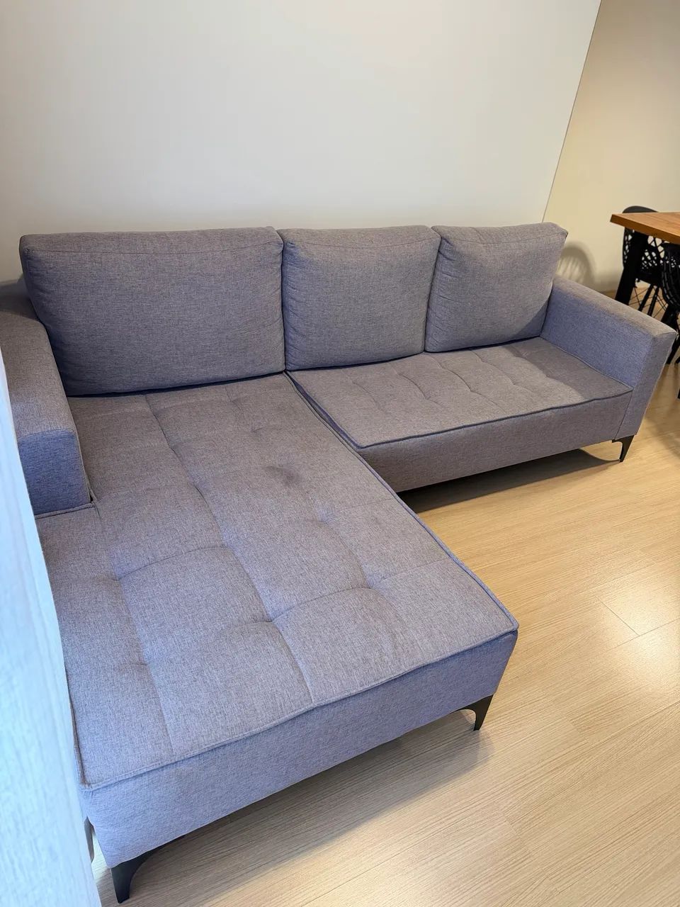 ? Sofá com Chaise Seminovo - Excelente Estado  - Foto 5