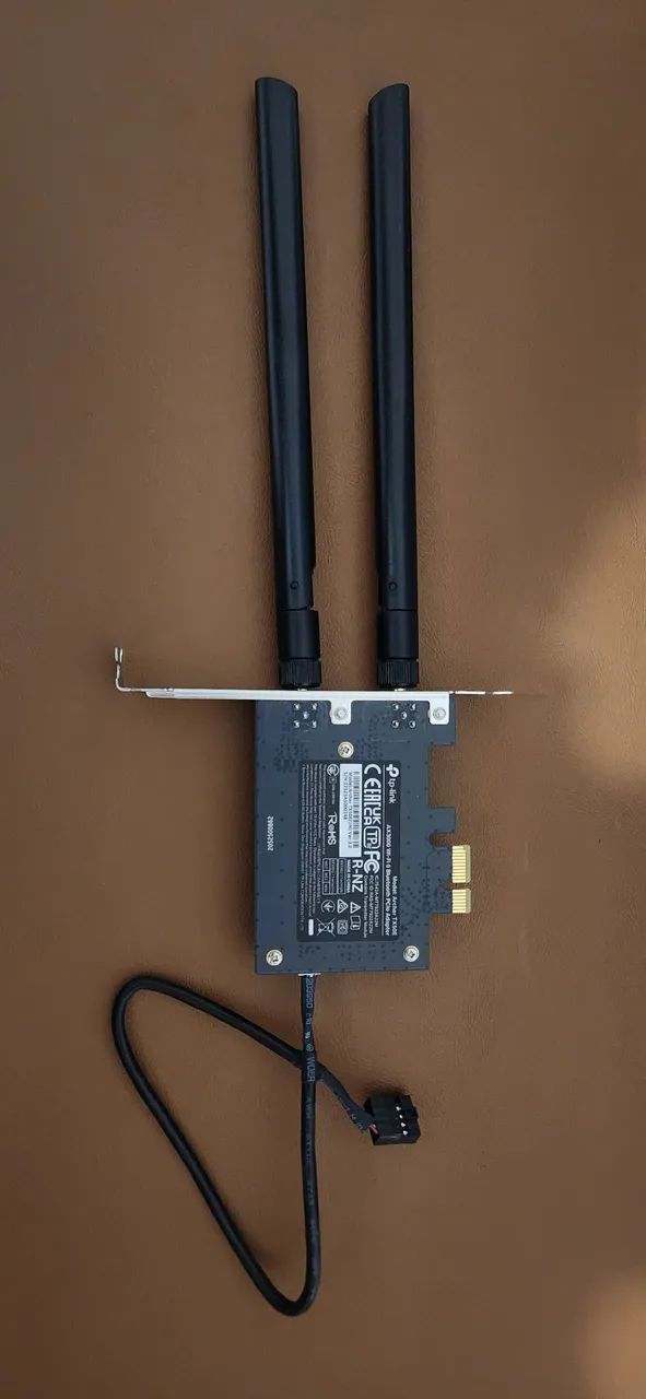 Placa de Rede PCIe TP-Link Archer TX50E Wi-Fi 6 + Bluetooth 5.0