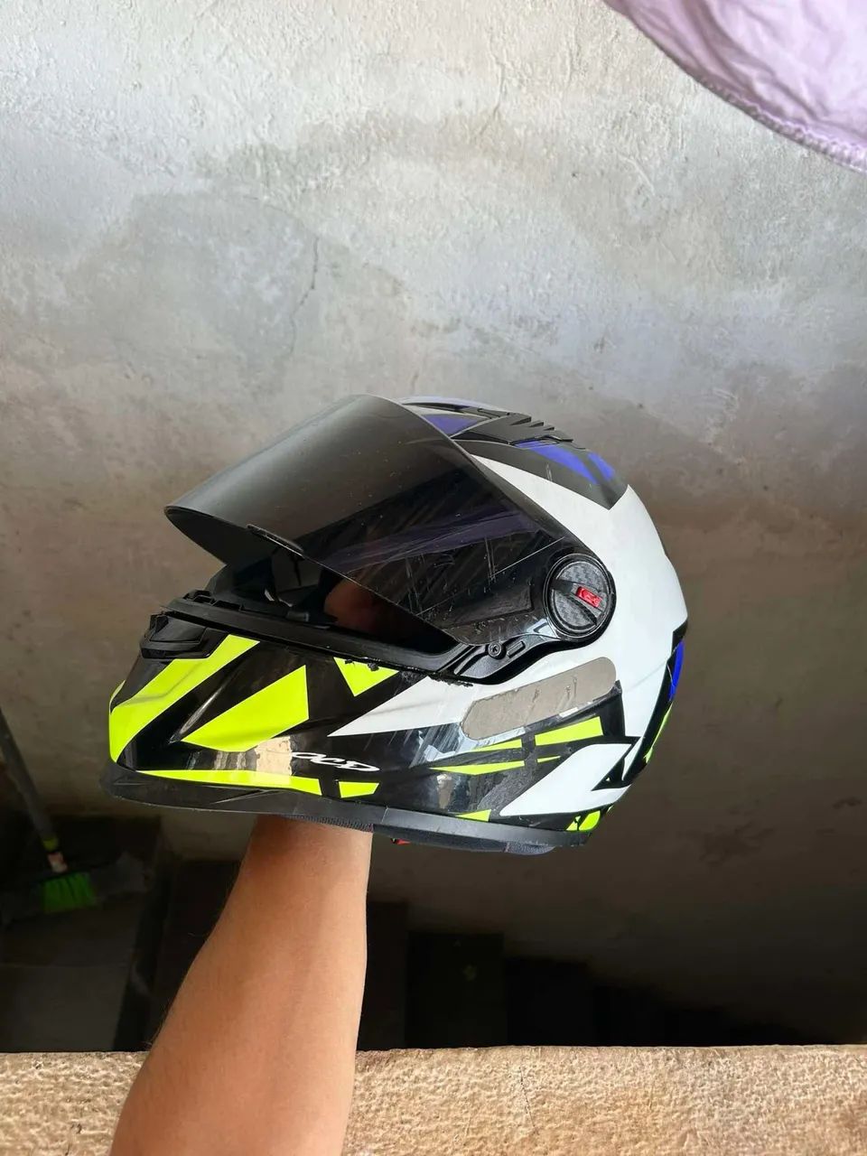Capacete ls2 star azul  - Foto 3