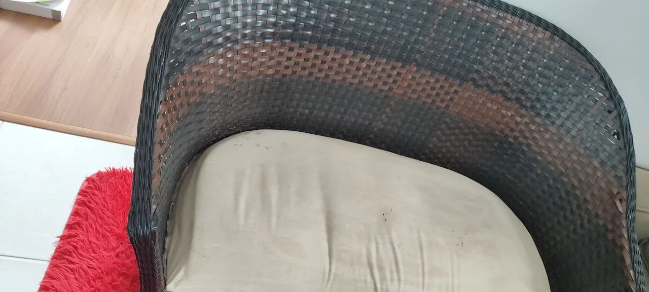 Poltronas de Fibra E Tapete - Super Conservadas - Foto 5