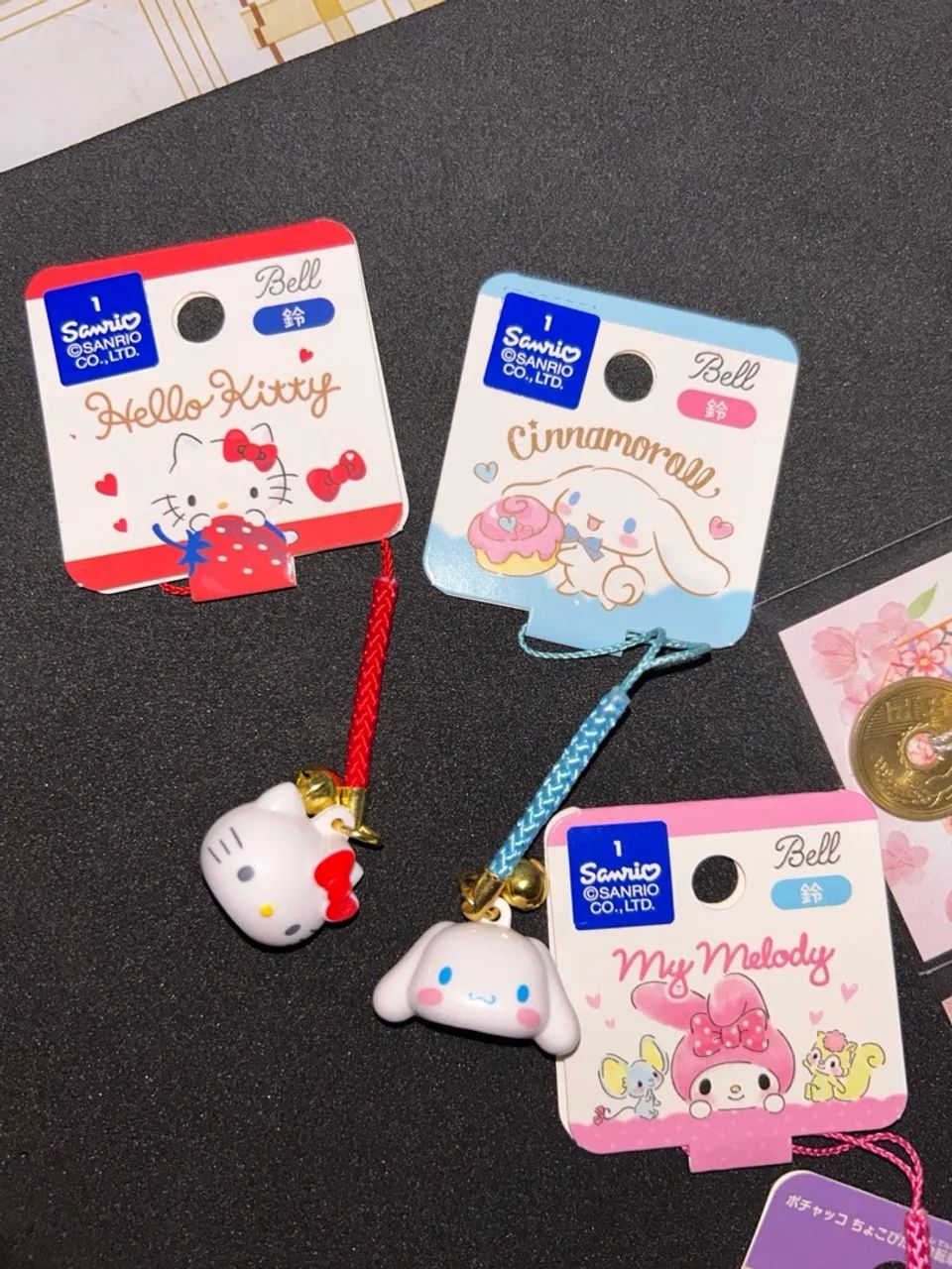 Chaveiros do Japão - Sanrio e Moeda da Sorte  - Foto 3