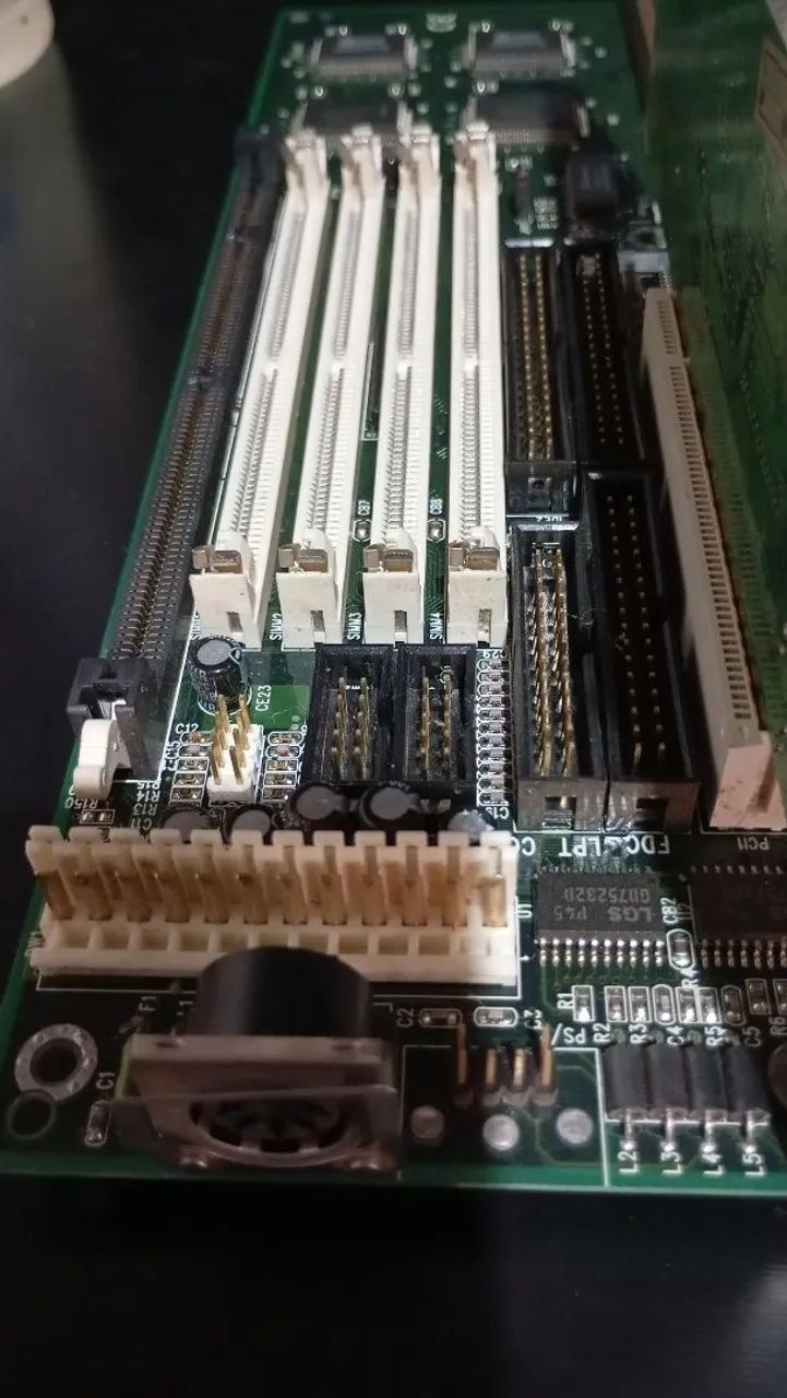 Kit retro, placa mãe ATC-1020 processador Pentium 166  - Foto 3