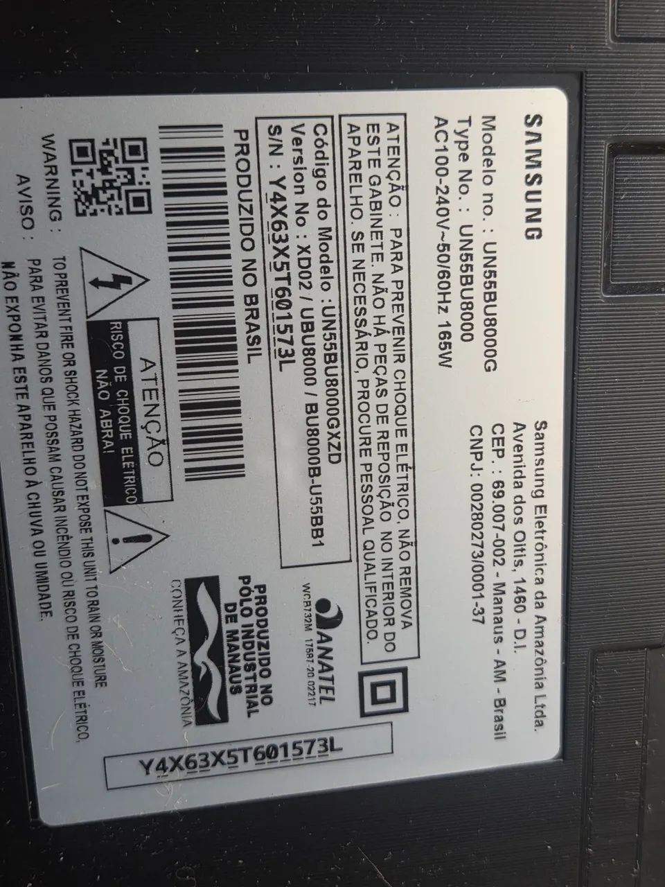 Tv samsung 55 - BU8000 - Foto 2