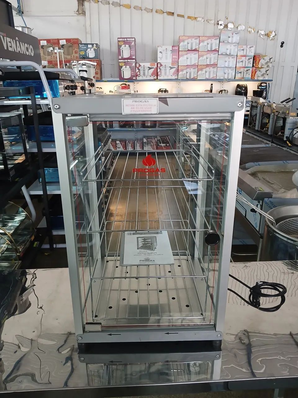Estufa Vertical Elétrica Progás em Inox PR-640E - Foto 4