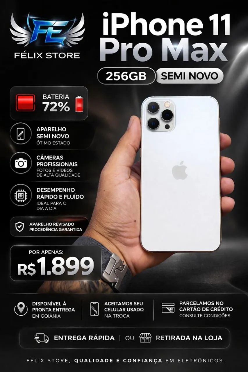 iPhone 11 Pro Max 256GB Semi Novo