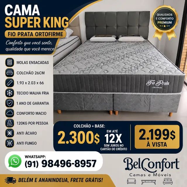 CAMA SUPER KING MOLAS ENSACADAS OFERTA 