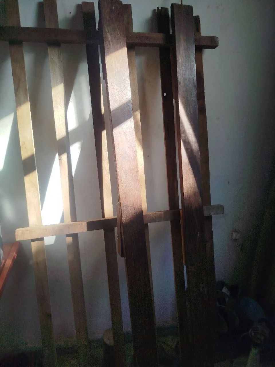 Cama de solteiro sucupira completa com colchão  - Foto 3