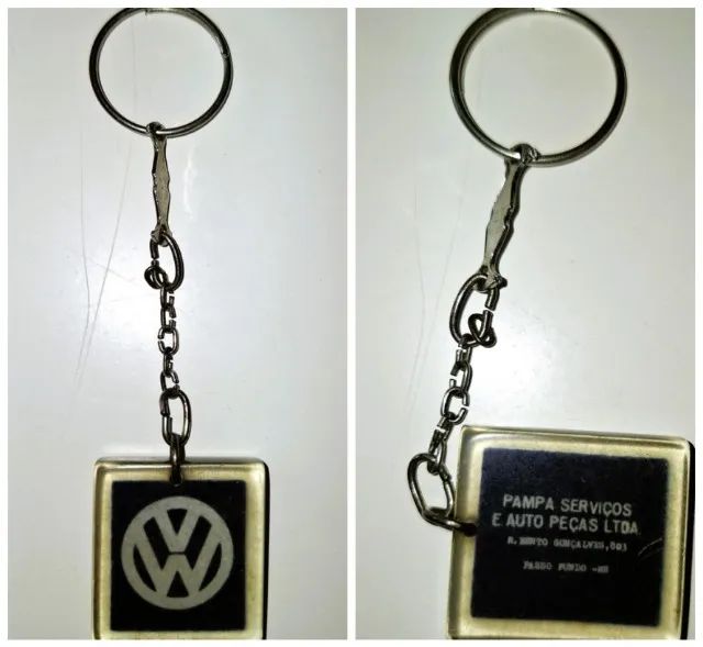 Chaveiros Antigos de Concessionárias Volkswagen - VW. - Foto 3