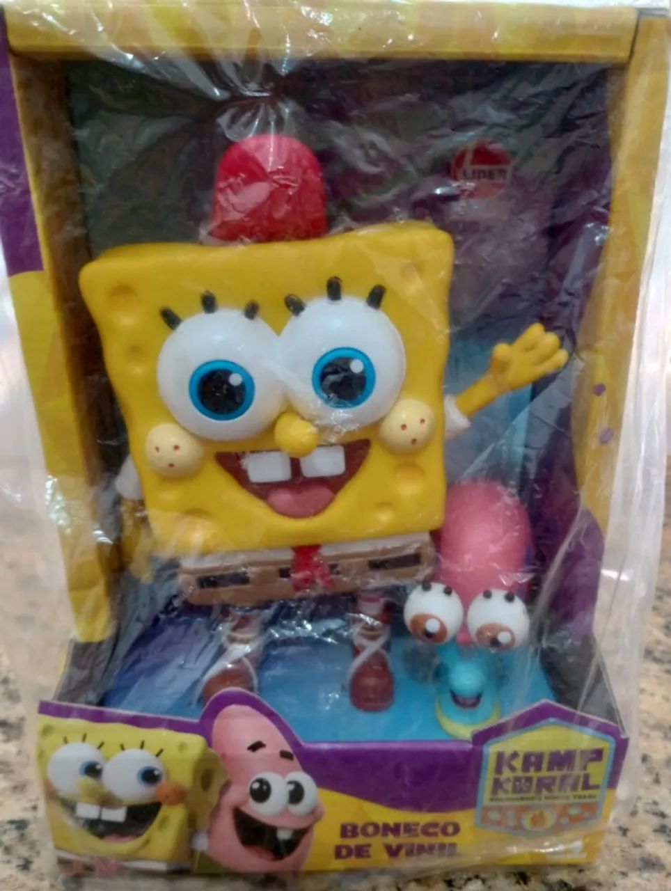 bob sponja e gary caracol em vinil grande - Foto 3