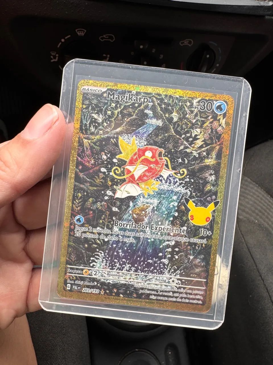 Card Pokémon Magikarp Coleção 30 anos 