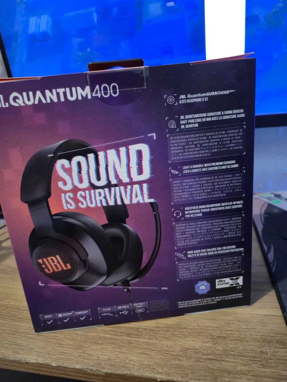 Headset JBL quantum 400 - Foto 5