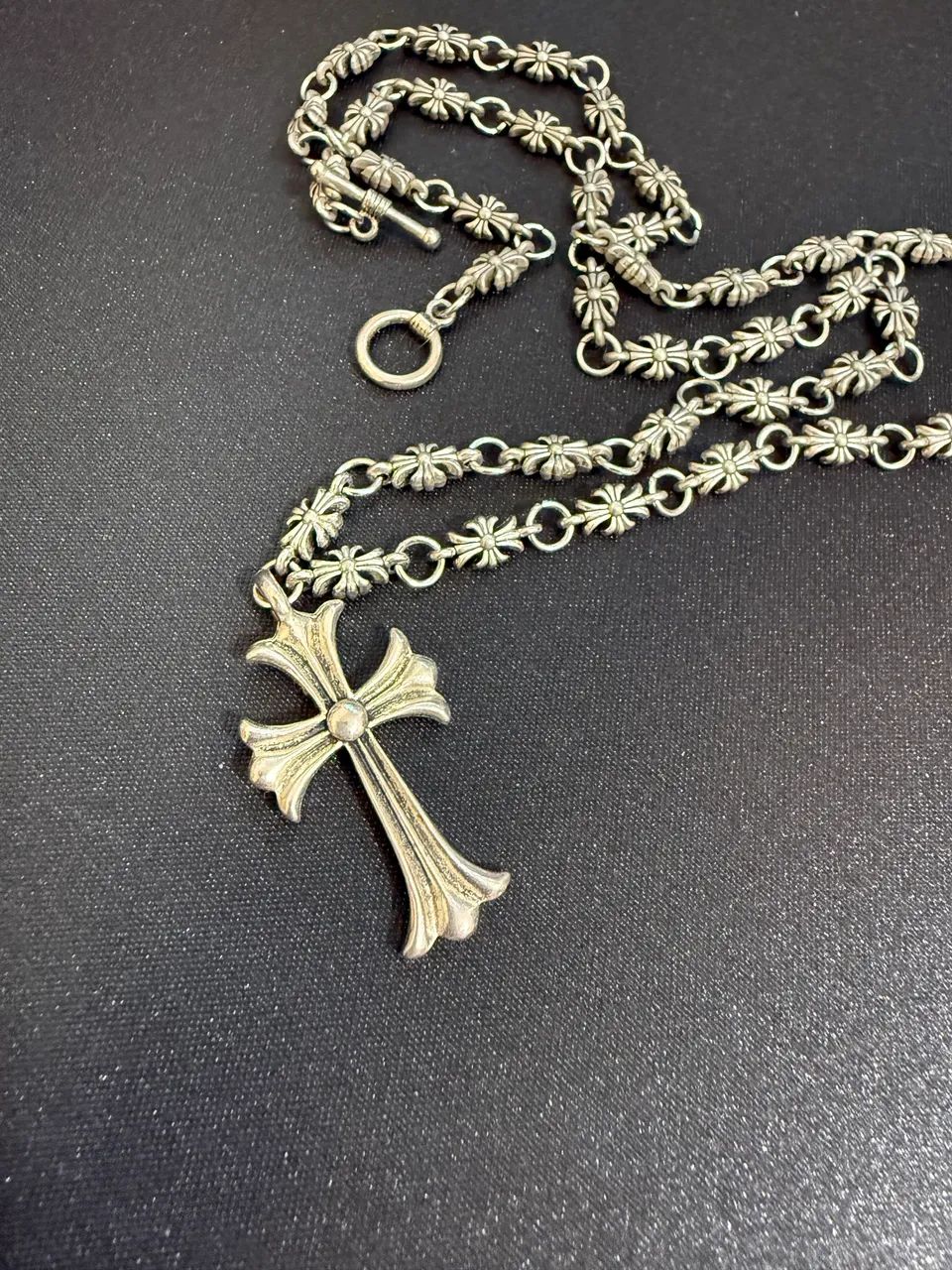 Corrente chrome hearts Cross prata - Foto 2