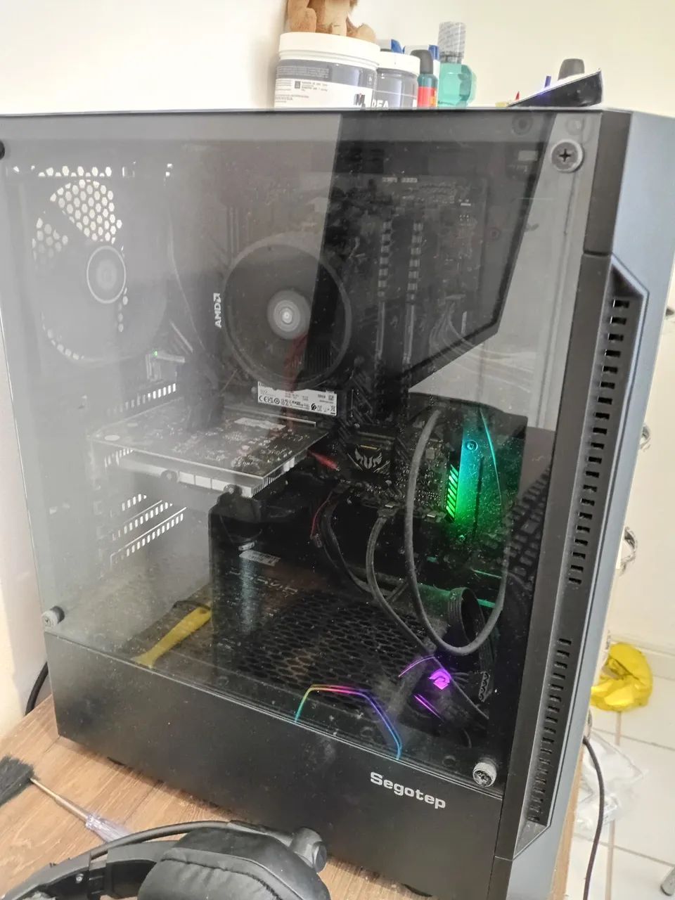 Pc gamer completo com periféricos mesa e cadeira - Foto 3