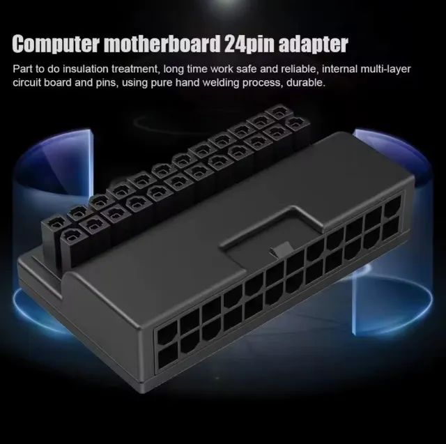 Adaptador TEUCER ATX 24 Pinos com ângulo de 90° - Foto 2