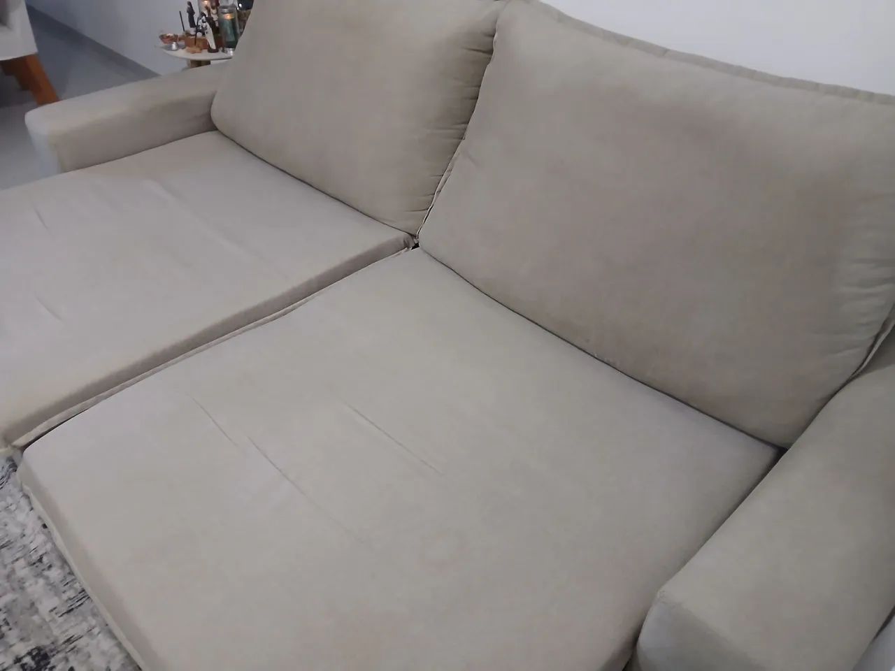 Sofá Retrátil Cinza  - Foto 5