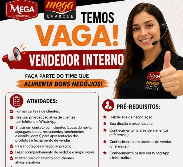 Vendedor Interno - Parque São Domingos