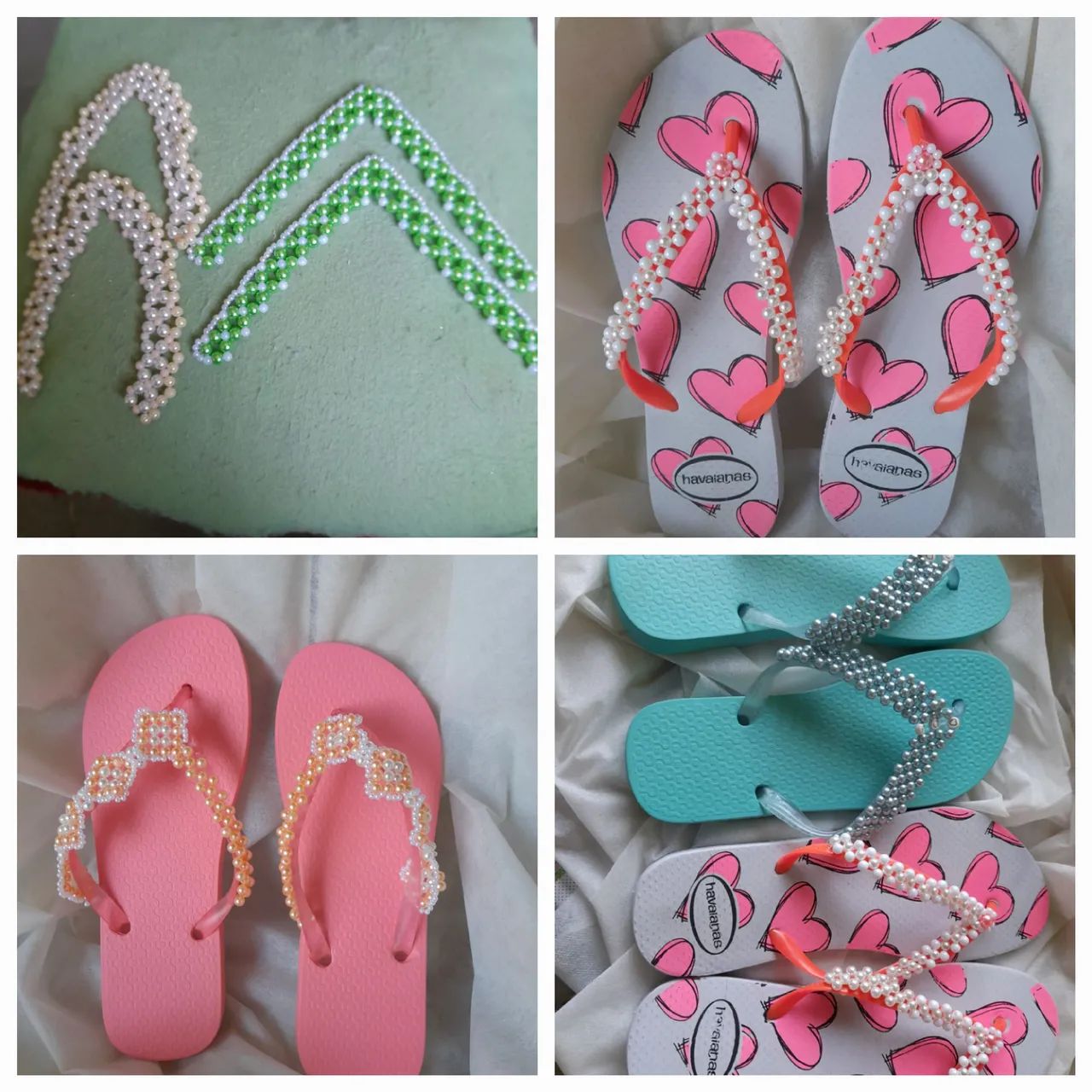 Caneta e chinelos decorados  - Foto 2