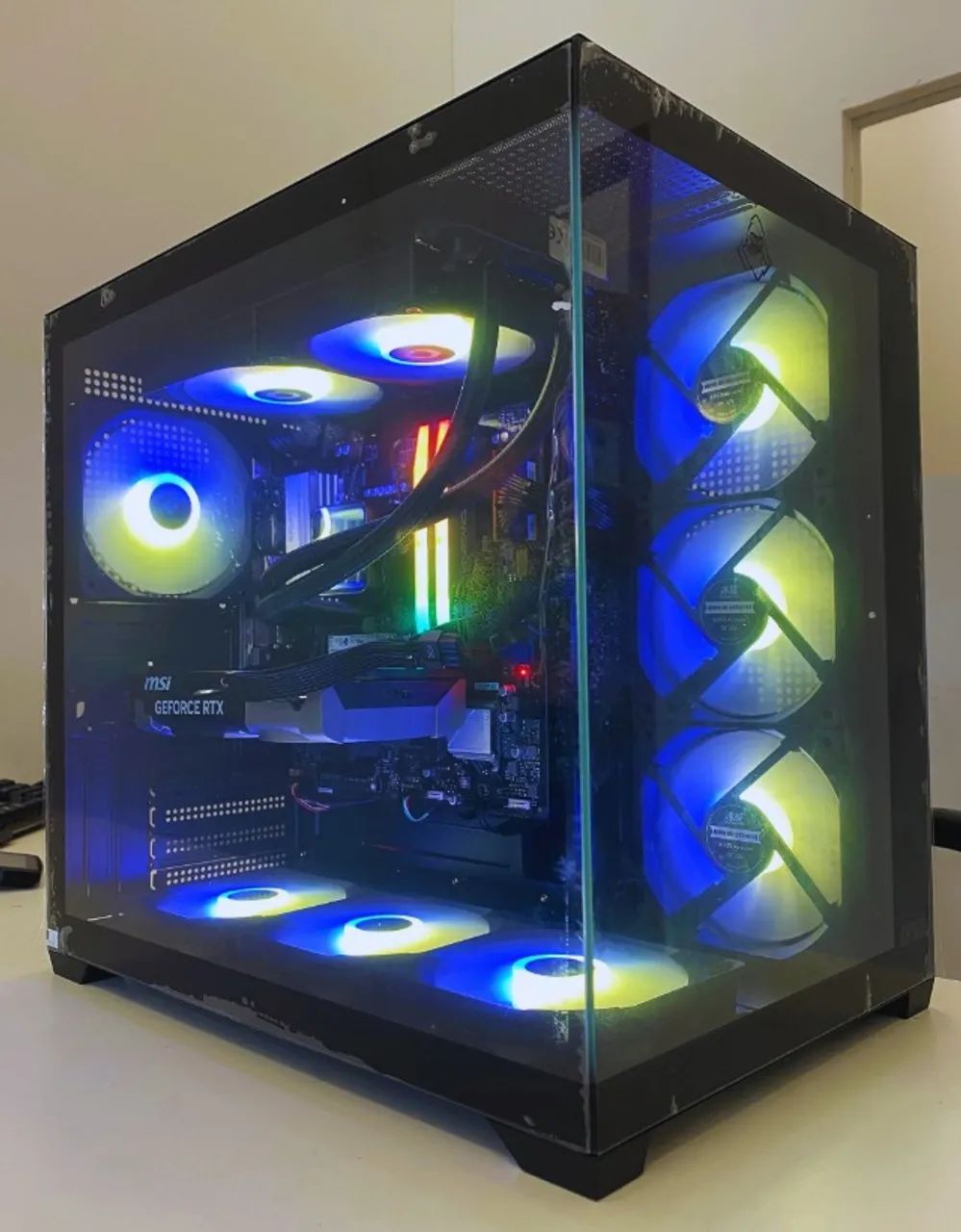 Computador Gamer I9 12900F NVME 1TB 32GB DDR5 RTX 5060 8GB- Loja física - Foto 2