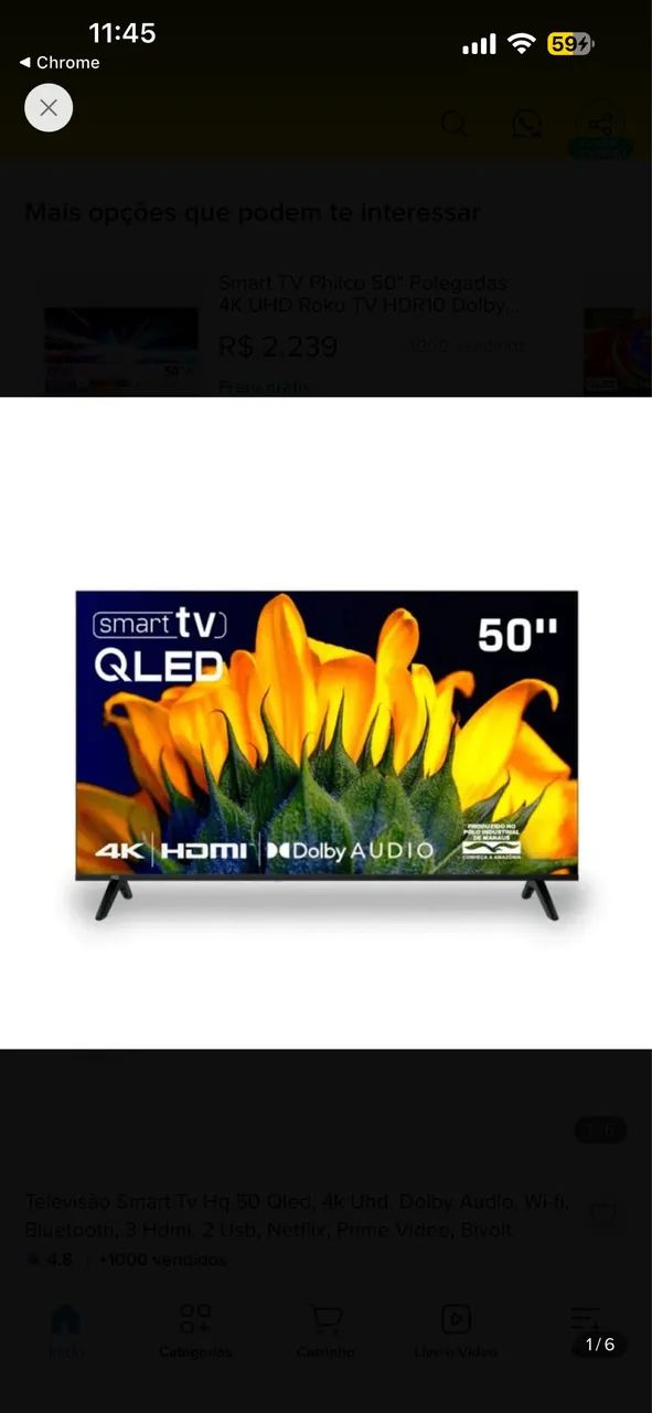 Televisão 50 polegadas  - Foto 2
