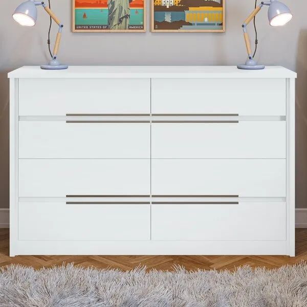 Cômoda Cabeceira Urban 8 Gavetas para Quarto
