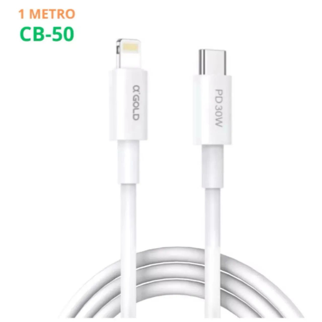 Cabo Para iPhone Turbo 30W Tipo-C Para Lightning - Foto 2