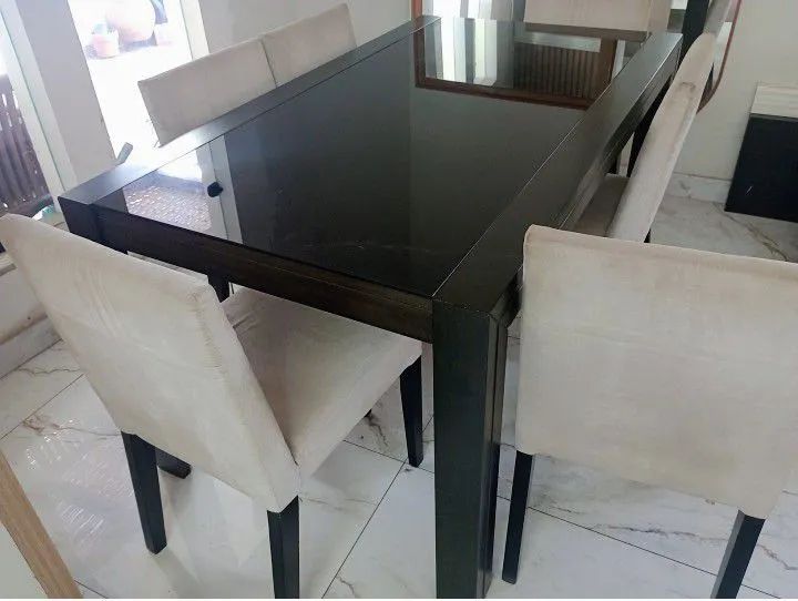 Mesa com 6 cadeiras 160./90 - Foto 4