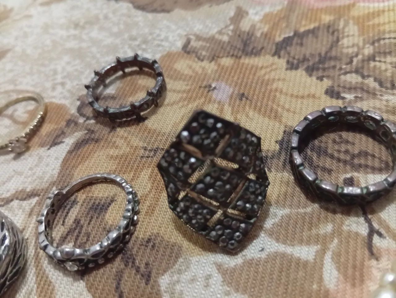 Lote de Bijuterias Estilo Boho/Místico - Anéis e Pingentes - Foto 5
