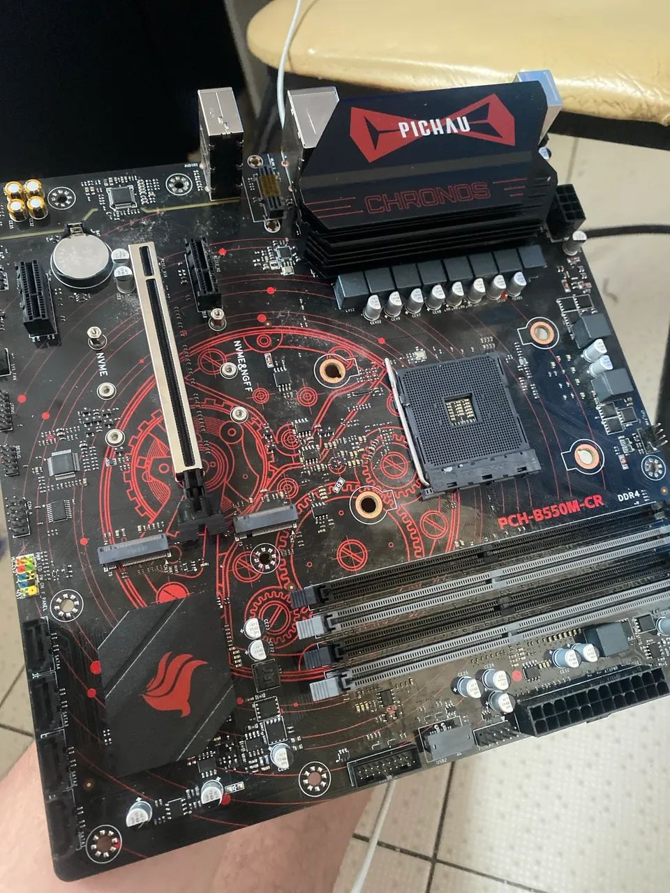 Placa Mãe B550M -CHRONOS SOCKET AMD + COOLER AMD DE GRAÇA  - Foto 2