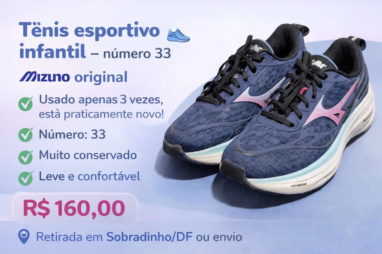 Tênis infantil (menina) 