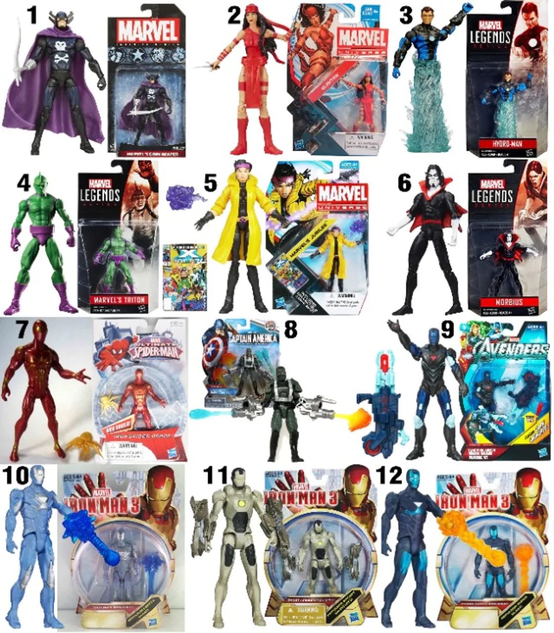 MARVEL UNIVERSE ESCALA 3.75 (LACRADAS)
