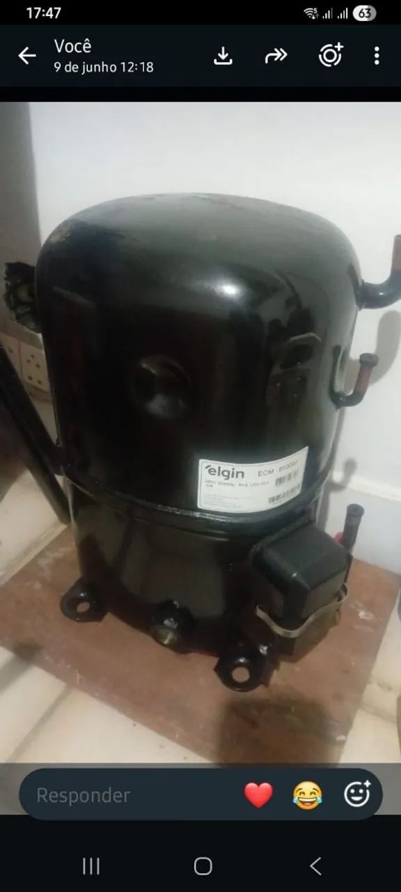 Motor Compressor 5hp Elgin 