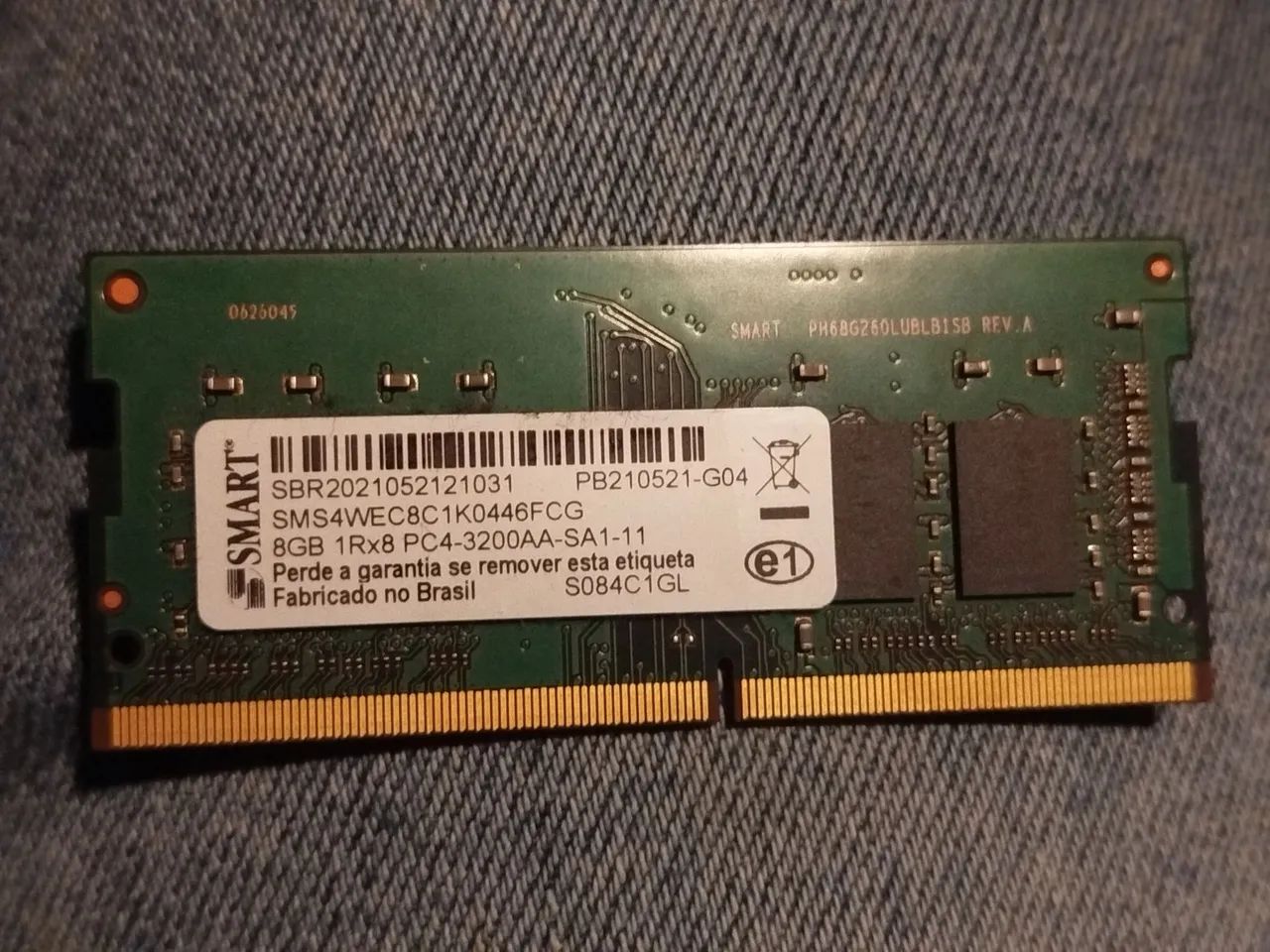 Memória DDR4 para notebook 