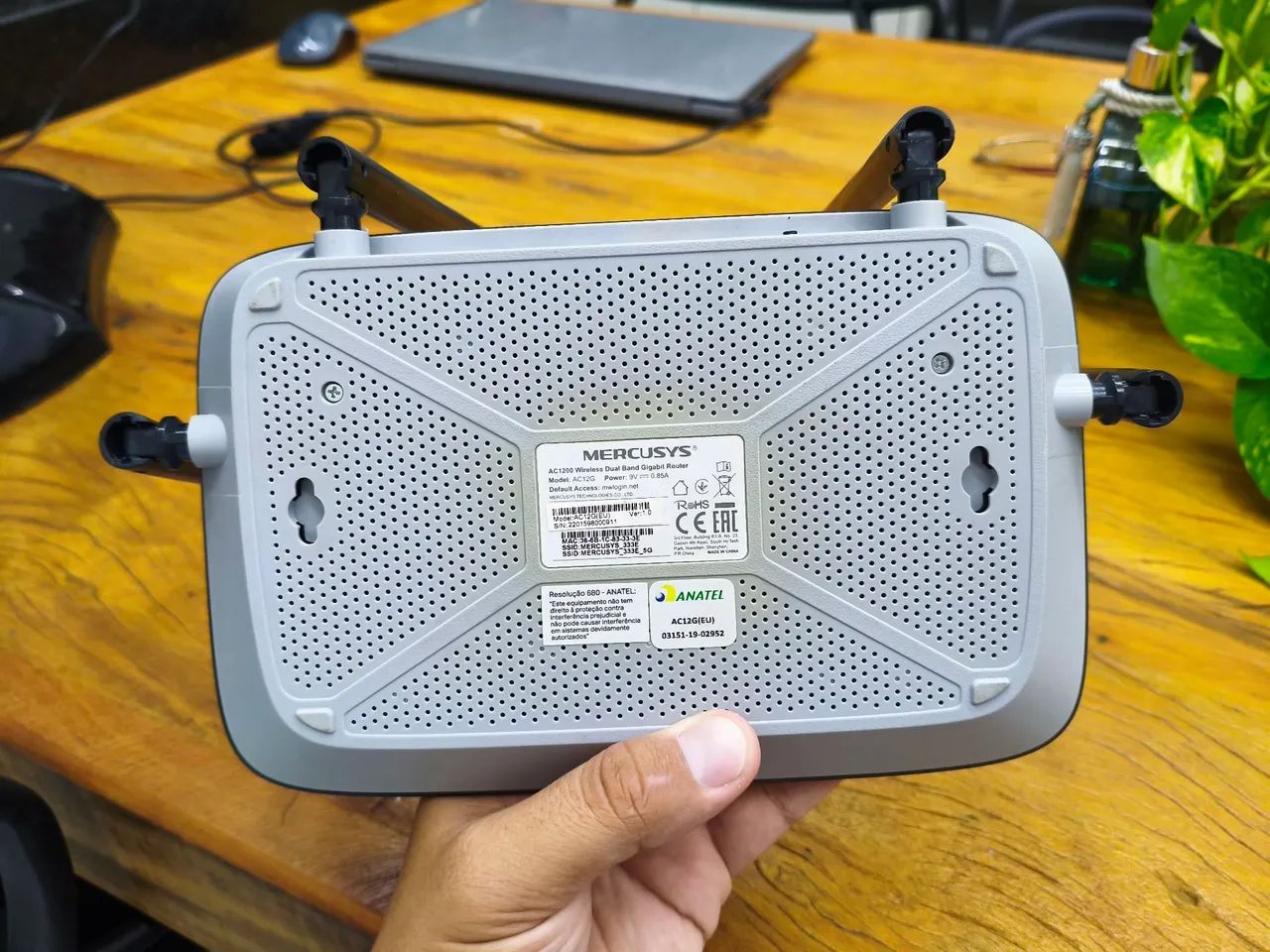 Roteador wifi Mercusys  AC1200 - funcionando perfeitamente  - Foto 4