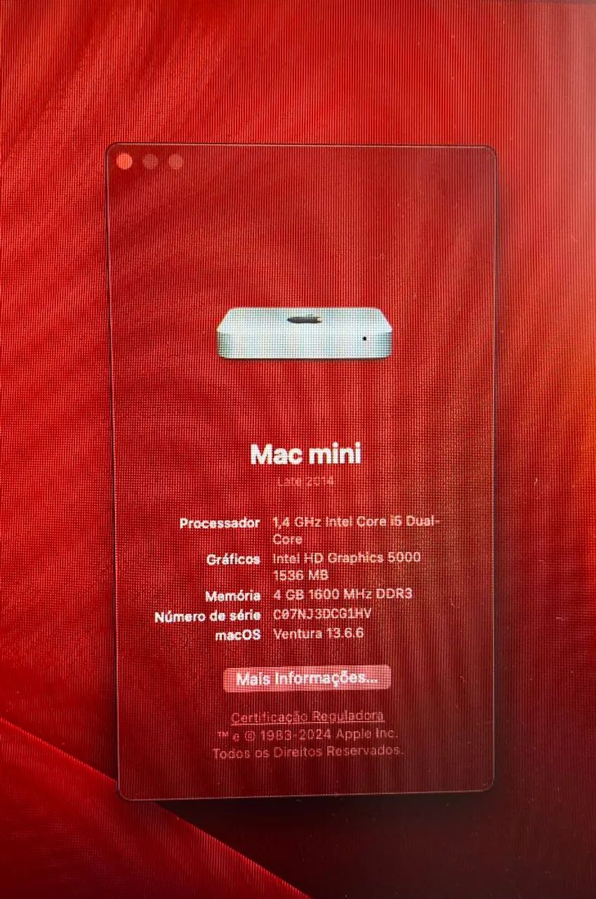［SALE！美品］ Mac mini 2014/Windows11 Mac Mini Late 2014 Core I5 500GB SSD 4GB de Ram Windows 11