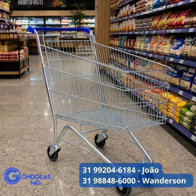 Carrinho de compra a pronta entrega