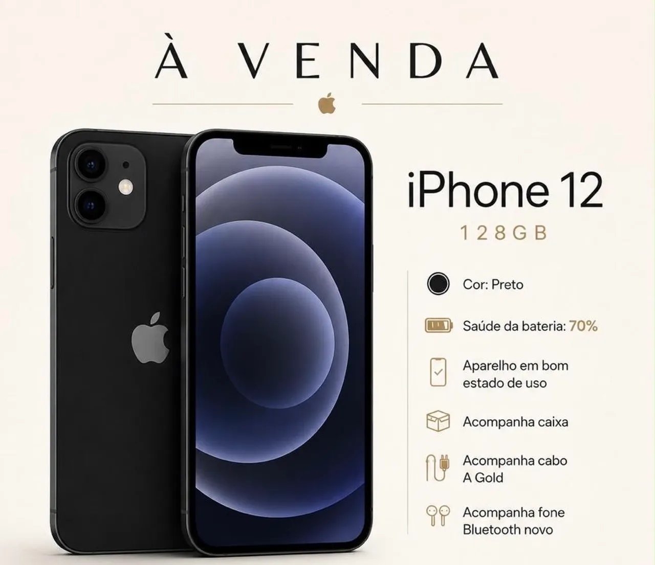 iPhone 12 128GB - Celulares e Smartphones - Novo Mundo, Uberlândia