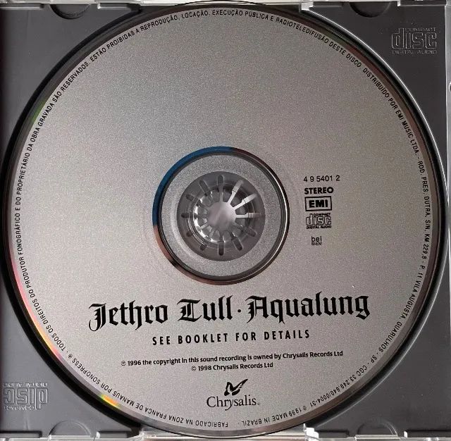 CD Jethro Tull - Aqualung (1971) - 25th Anniversary Special Edition / 6 bonus - Foto 4