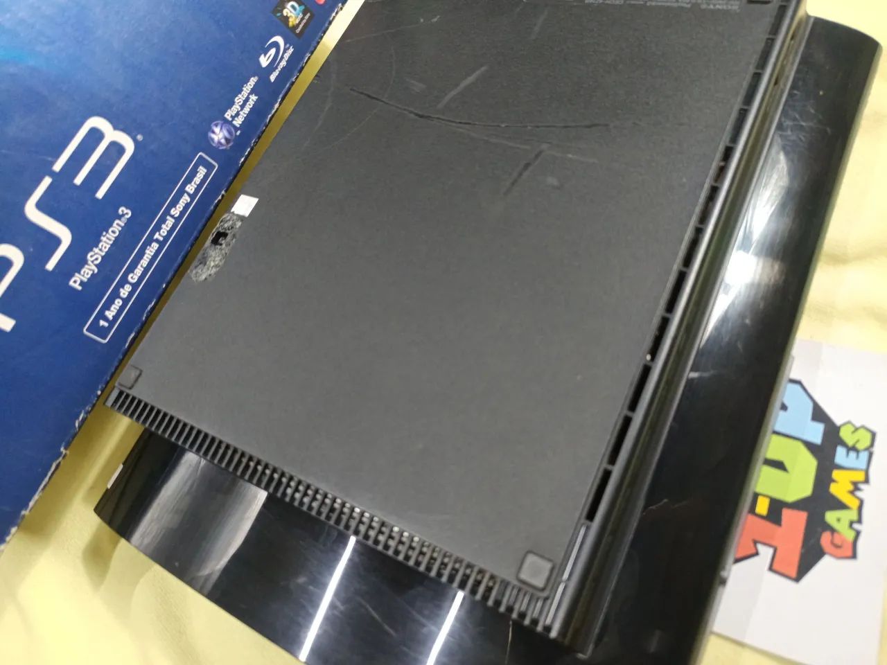 Playstation 3 super slim com defeito + caixa. - Foto 4