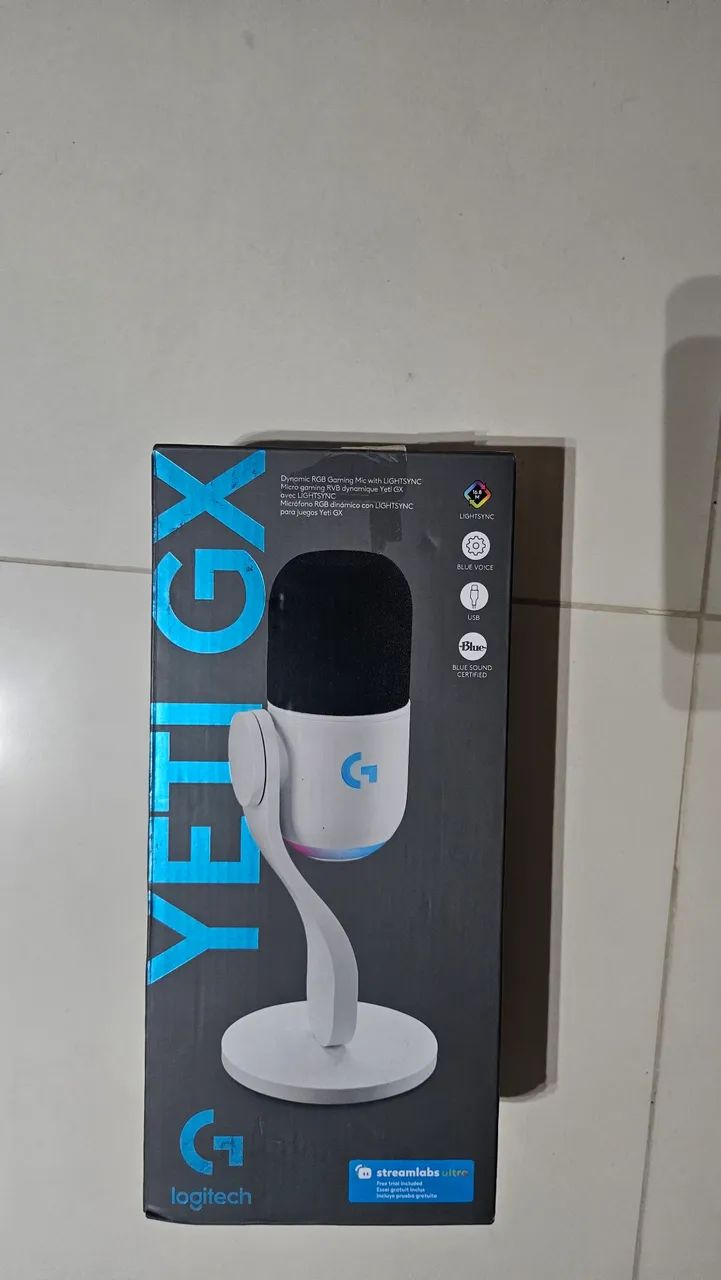 Fone Yeti GX Branco pouco usado