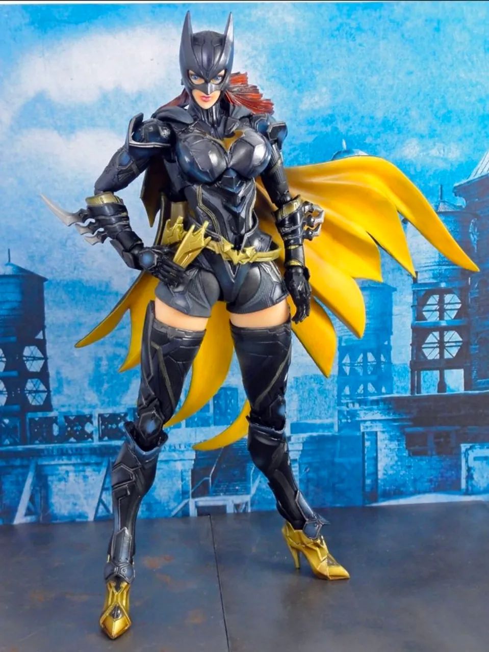 Figura de ação PLAY ARTS KAI VARIANT BATGIRL DC Comics Square Enix - Foto 4