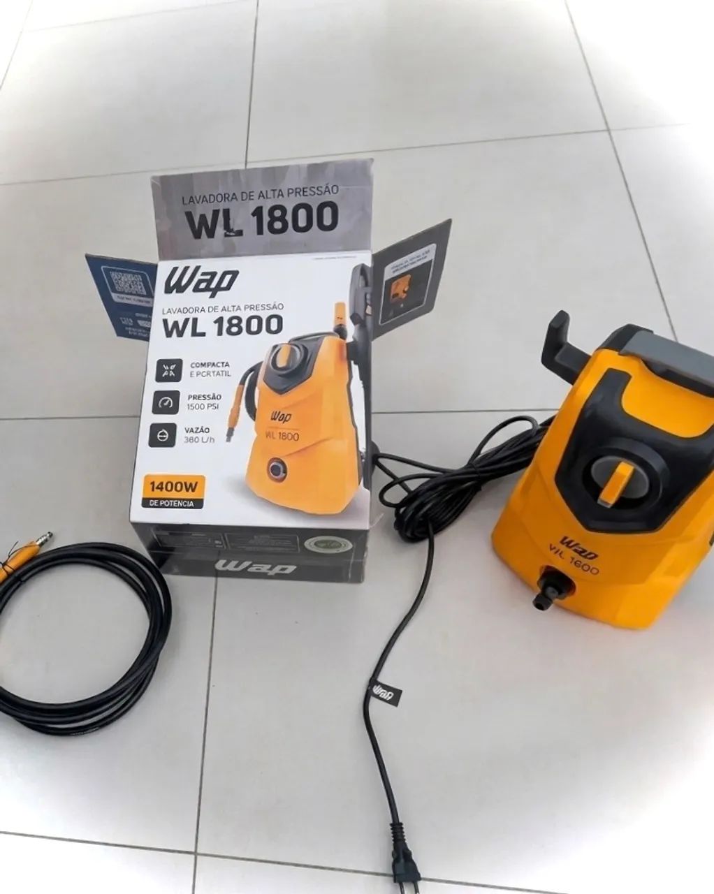 Lavadora de Alta Pressão WAP WL 1800 - Nova na Caixa! - Foto 4