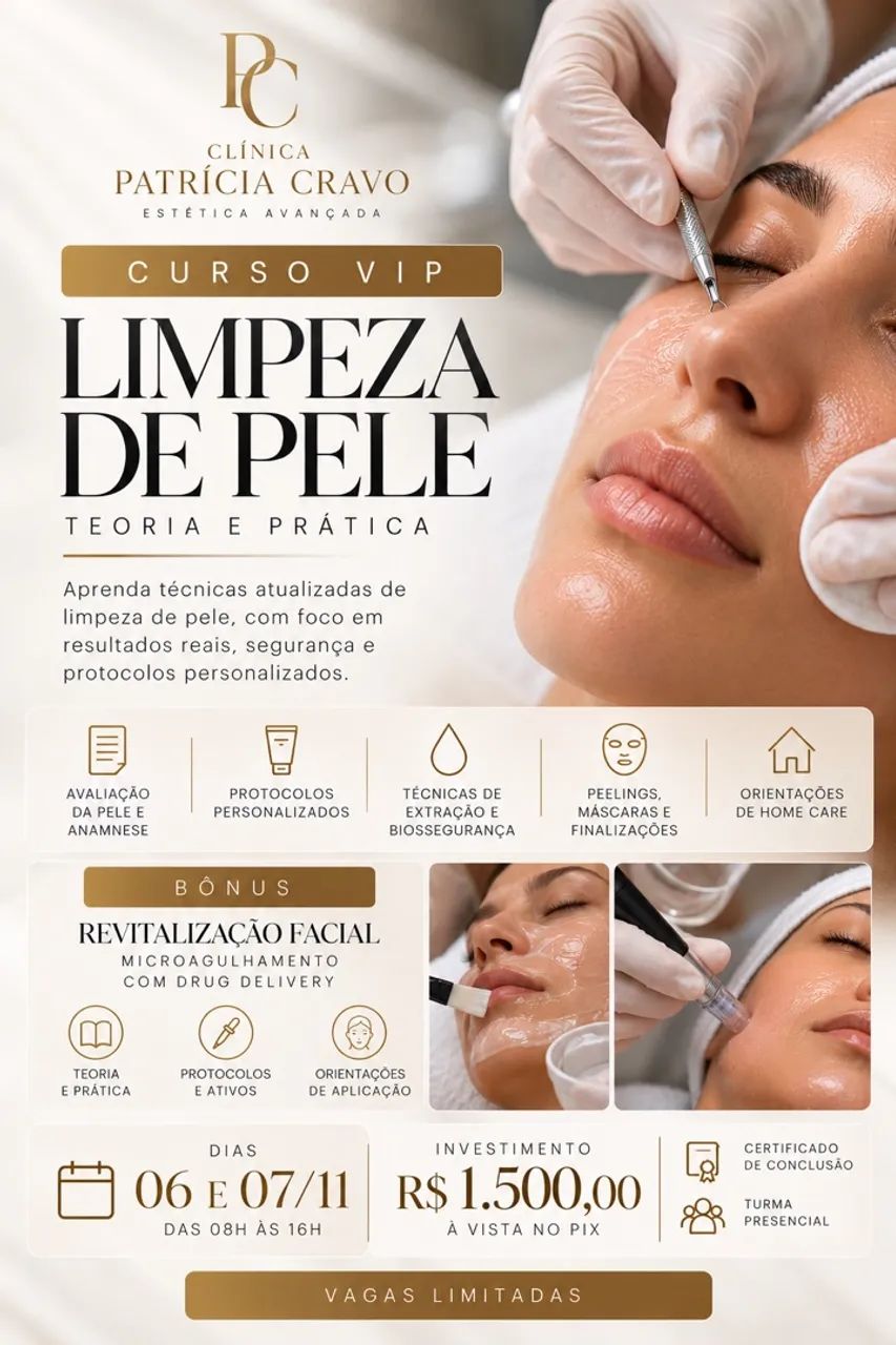 CURSO LIMPEZA DE PELE 